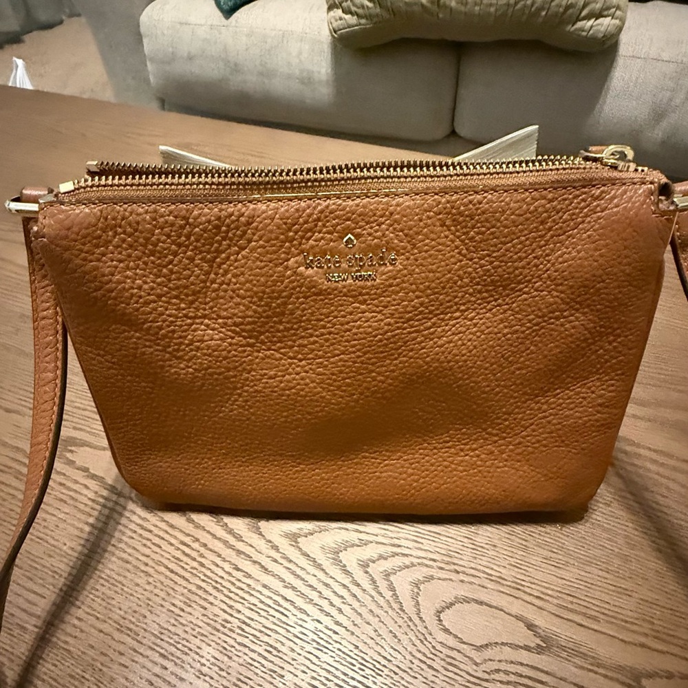 Kate Spade Brown Leather Crossbody Bag